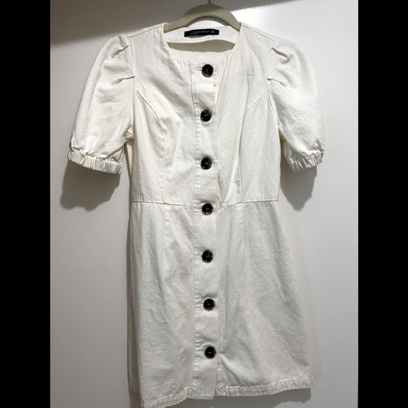 Puff Sleeve Mini Dress - Picture 1 of 1